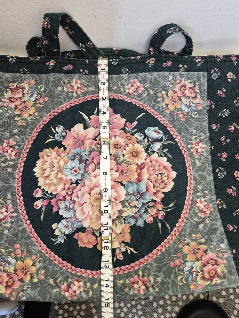 Floral Fabric Tote
